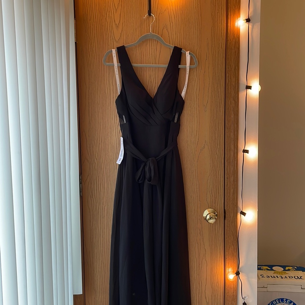 Black bridesmaid dress